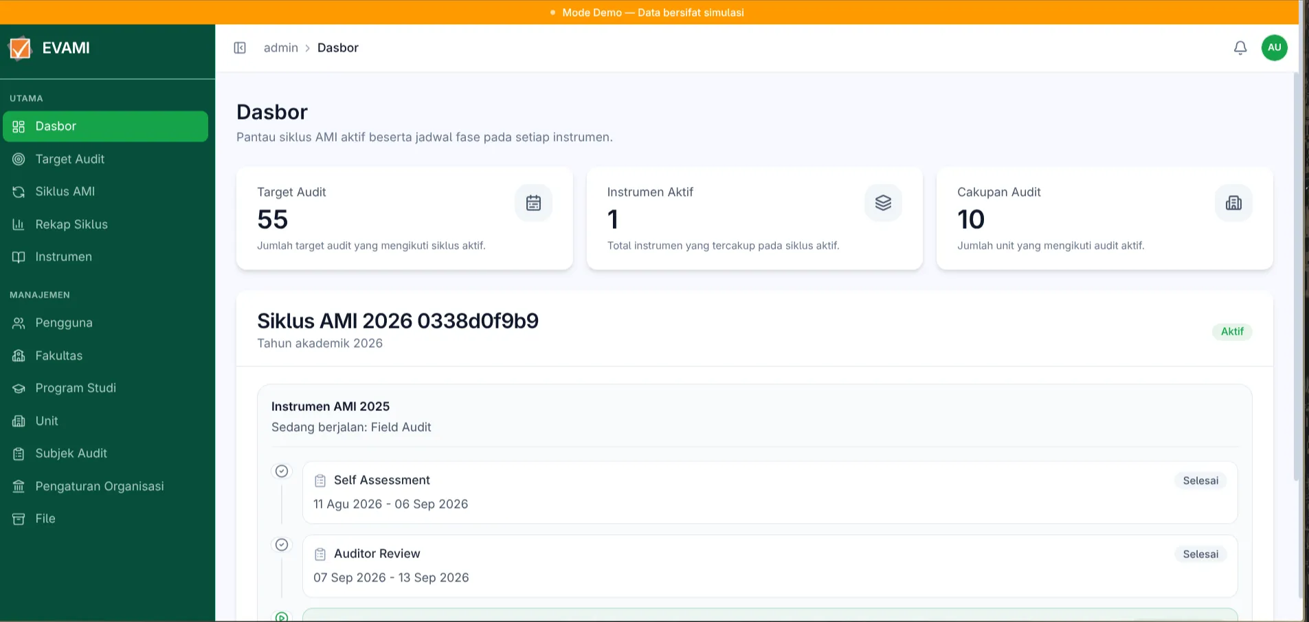 Screenshot of Evami